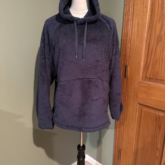 TEK GEAR KNIGHT GREEN PLUSH FLEECE HOODIE SIZE 1X #542 - Picture 2 of 3